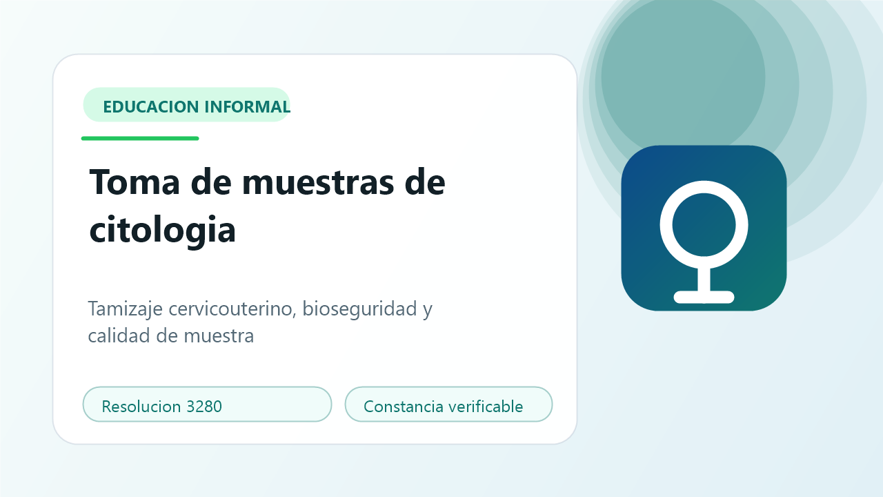 Protocolo en la Toma de Muestras de Citología